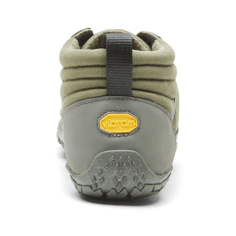 Vibram Five Fingers Womens V-Trek Insulated - Running Shoes Olive - DTE389640